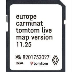 RENAULT CARMINAT LIVE SAT NAV KAART UPDATE 11.25 SD KAART EUROPA 2025