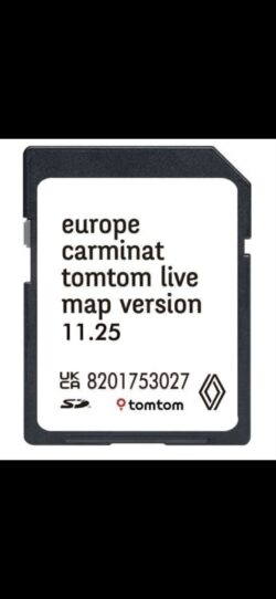RENAULT CARMINAT LIVE SAT NAV KAART UPDATE 11.25 SD KAART EUROPA 2025