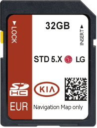 KIA GEN5 STD 5.X LG NAVIGATIEKAART UPDATE SD KAART UK & EUROPA 2024