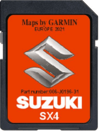 SUZUKI GARMIN NAVIGATIE KAART UPDATE SD KAART EUROPA 2022