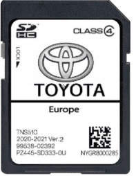 TOYOTA TNS510 SAT NAV KAARTUPDATE SD KAART NAVIGATIE 2020-2021