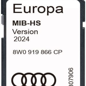 Audi MIB-HS NAVIGATIE KAART SD-KAART EUROPA 2024